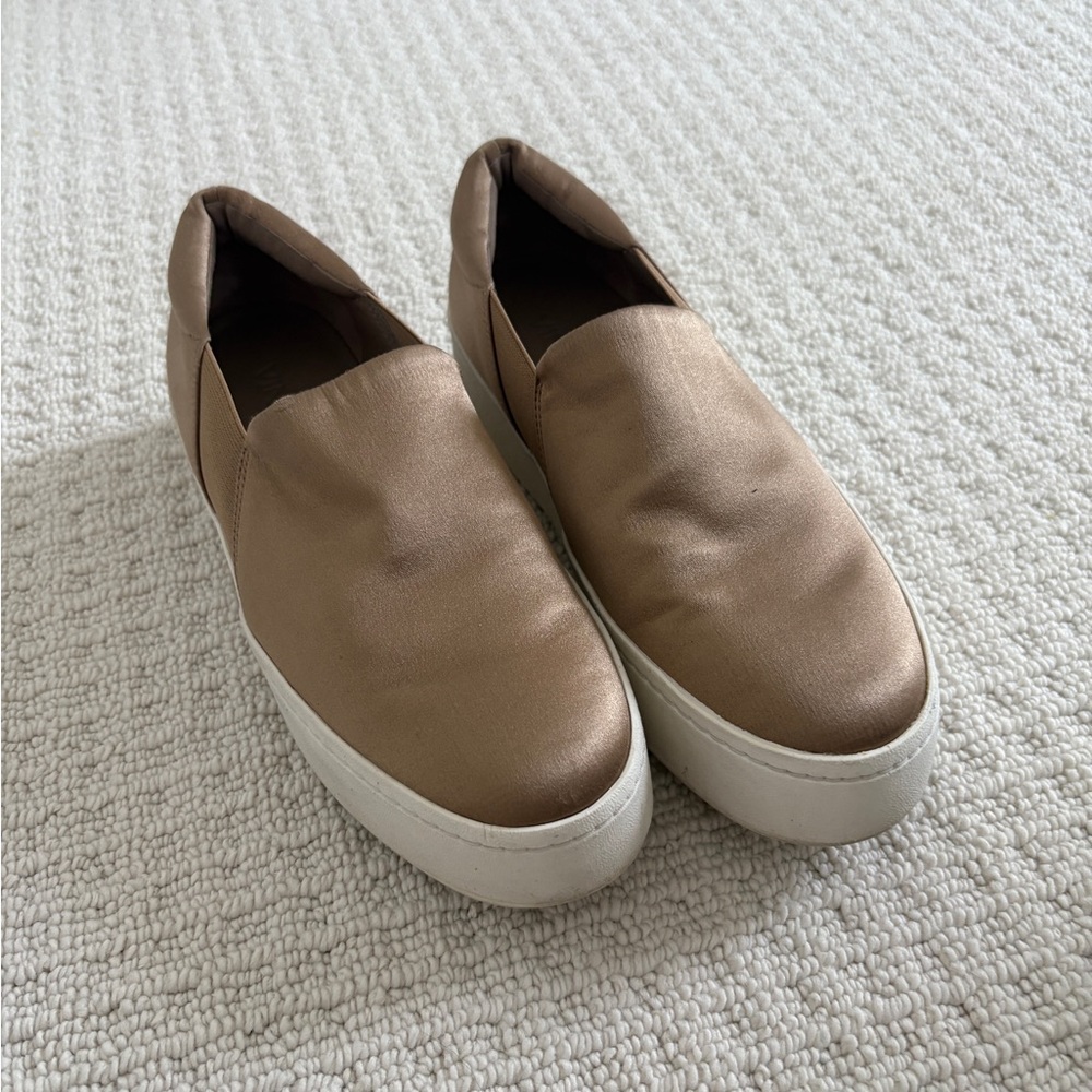 Brown Slip-On Sneakers